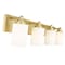 Z-Lite Soledad Vanity, 4-Light, 31.5 In.W x 6 In.L x 7.5 In.H, Brushed Gold/White 485-4V-BG - alternate 7
